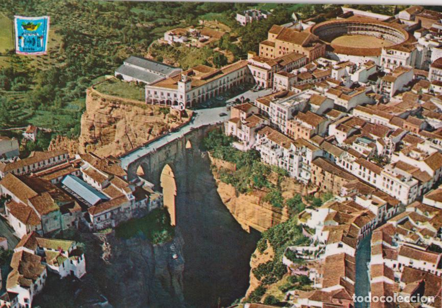 Postales: RONDA (SERRANIA DEL SOL) VISTA PARCIAL, PUENTE Y PLAZA DE TOROS - S/C
