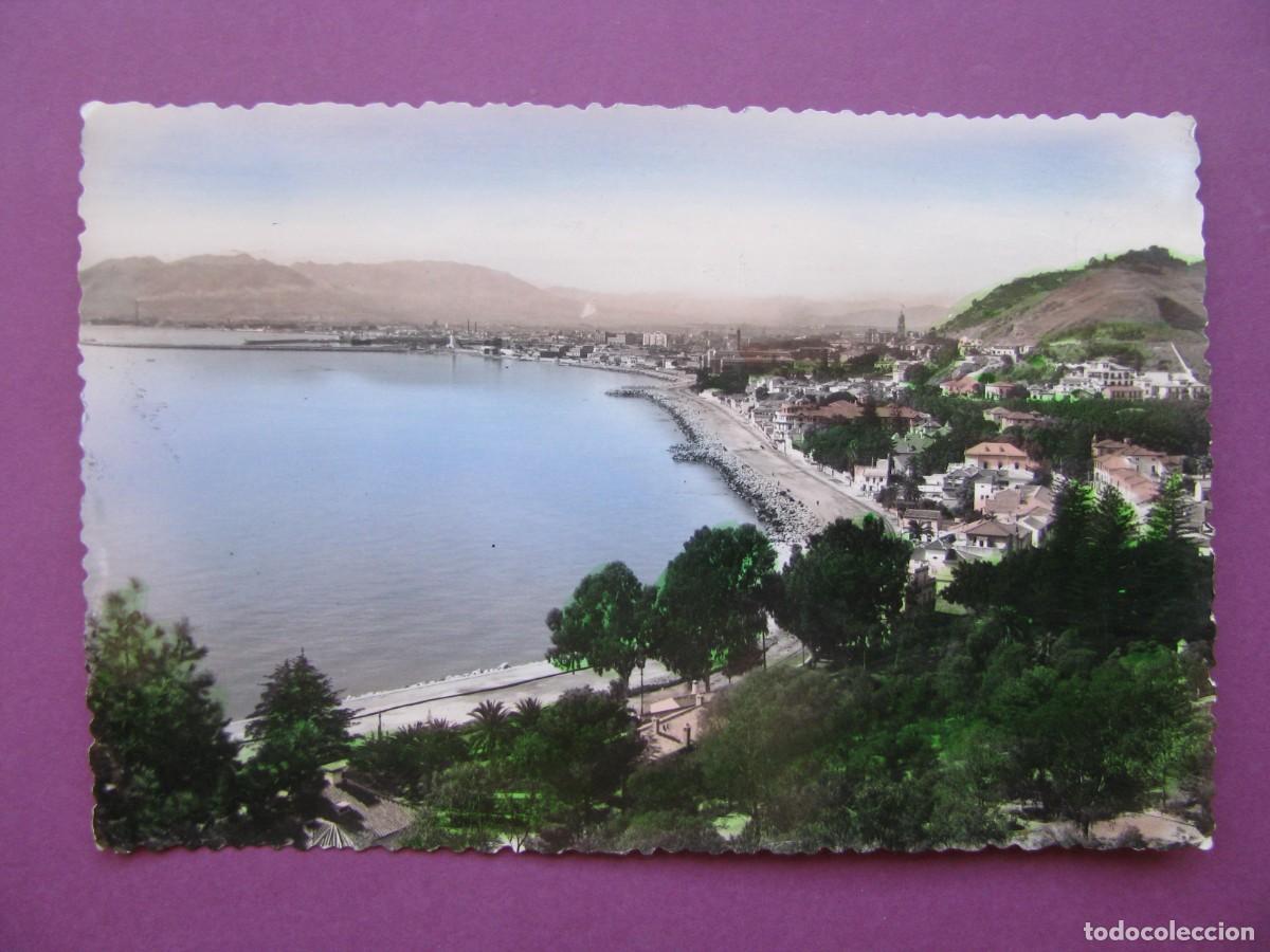 Postales: POSTAL FOTOGR&Aacute;FICA COLOREADA DE MALAGA. PASEO MARITIMO. FOTO D. CORTES 211