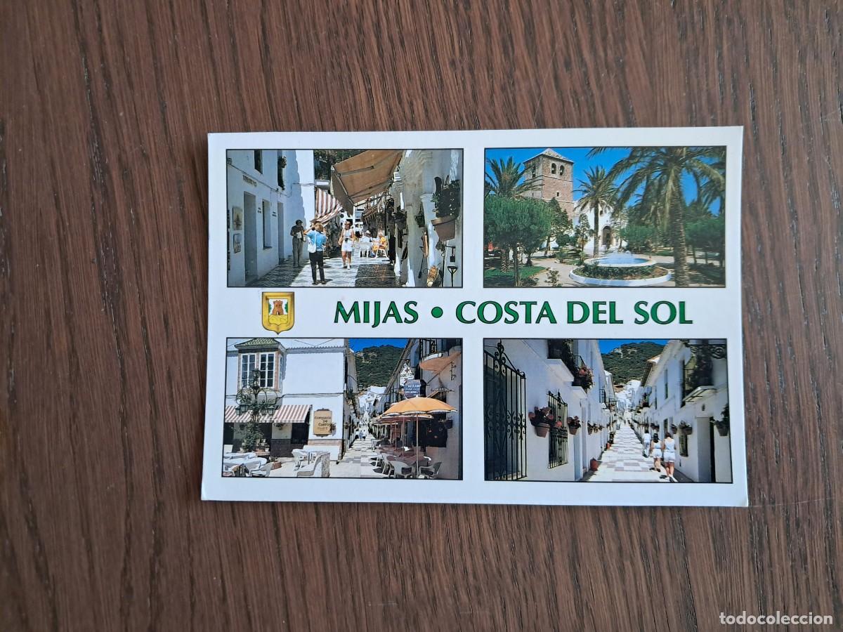 Postales: postal de Espa&ntilde;a, diferentes vistas de Mijas, Costa Del Sol, M&aacute;laga. escrita.