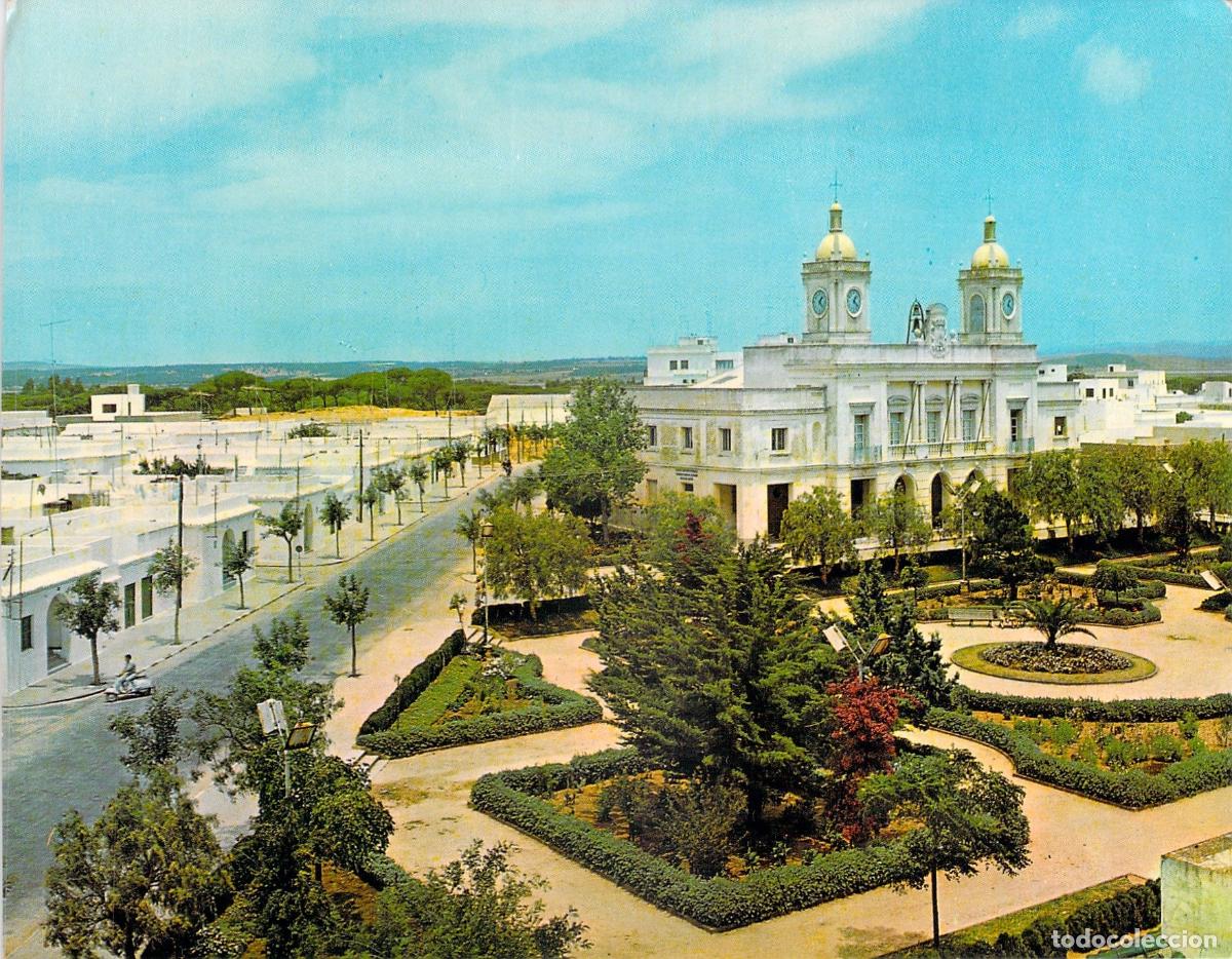 Postales: Postal Barbate de Franco Plaza Inmaculada Concepci&oacute;n C&aacute;diz