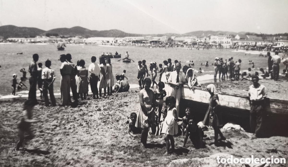 Postales: FUENGIROLA PLAYA POSTAL FOTOGR&Aacute;FICA ANIMADA ALMER&Iacute;A 1958