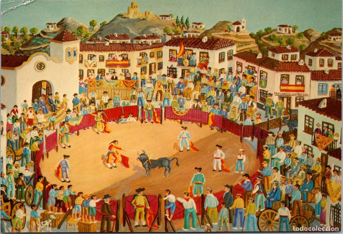 Postales: Patronato de Turismo de la Costa del Sol -Feria en El Pueblo-Manuel Blasco Alarc&oacute;n-Corrida de Toros