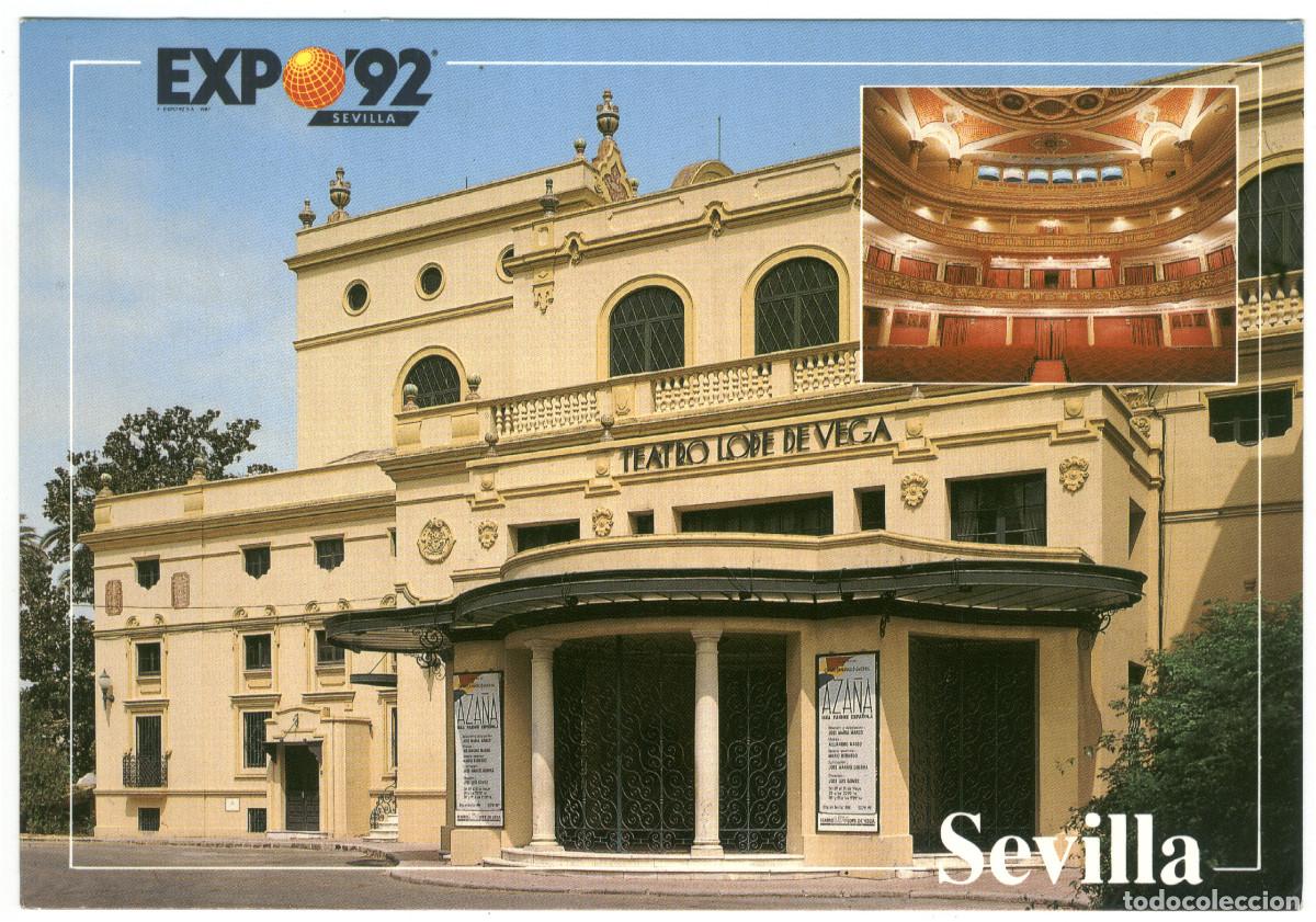 Postales: SEVILLA Expo92 Teatro Lope de Vega / Teatros Espa&ntilde;a