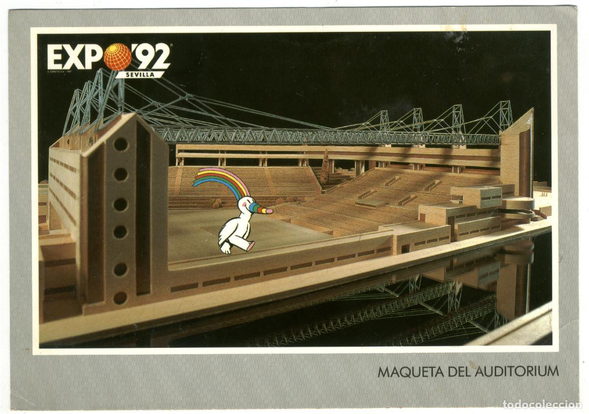 Postales: SEVILLA Expo92 Auditorio / Teatros Espa&ntilde;a
