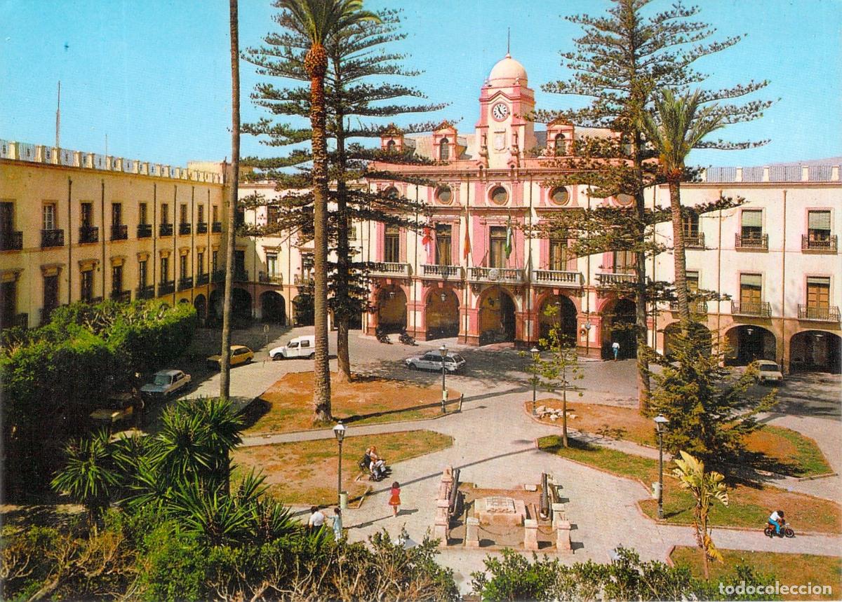 Postales: Postal de la Plaza de la Constituci&oacute;n en Almer&iacute;a, Espa&ntilde;a