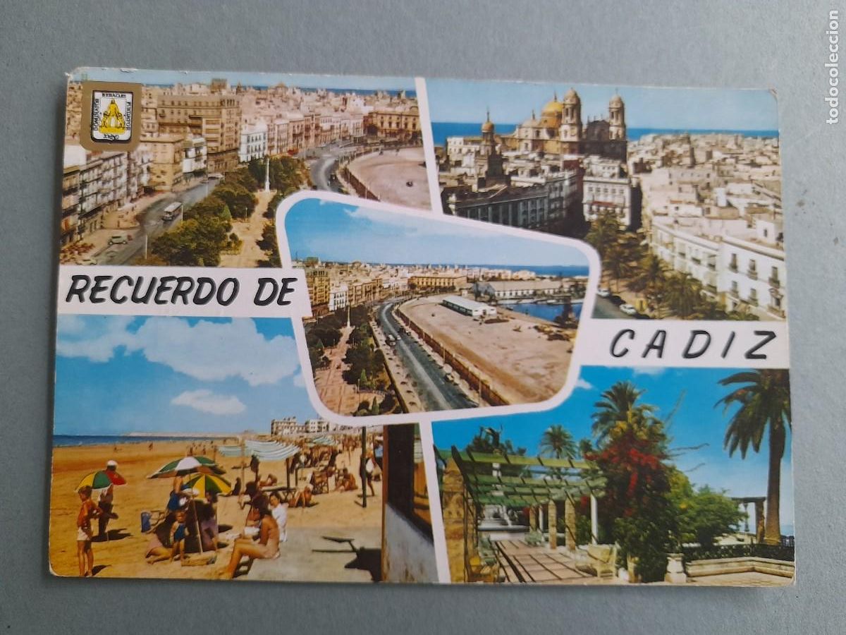 Postales: postal recuerdo de cadiz, n&ordm;1121, subirats, escrita a&ntilde;os 70 aprox