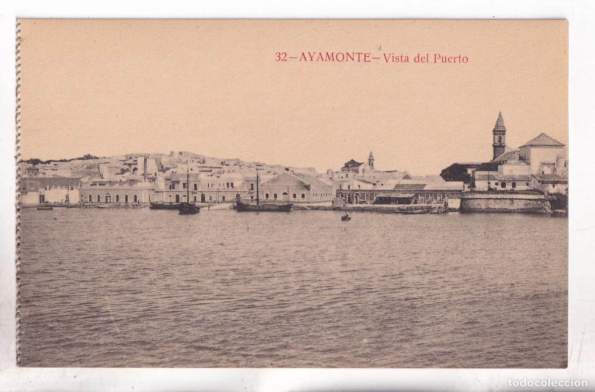 Postales: POSTAL. 32. AYAMONTE. VISTA DEL PUERTO. HUELVA. ED. CASA REYES