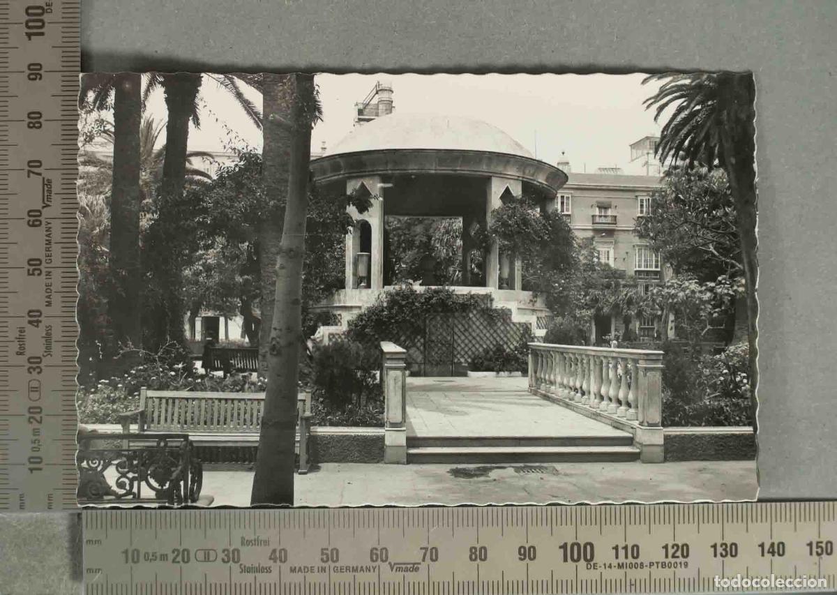 Postales: POSTAL. C&aacute;diz - Plaza de Mina - Templete de M&uacute;sica