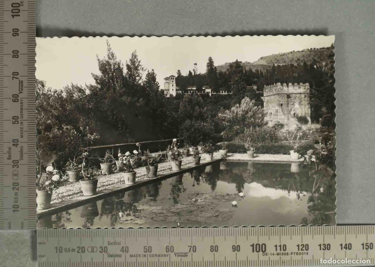 Postales: POSTAL. Granada - Alhambra - El Partal y la Torre de los Picos