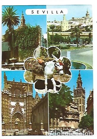 Postales: 5 VISTAS DE SEVILLA.- SEVILLA