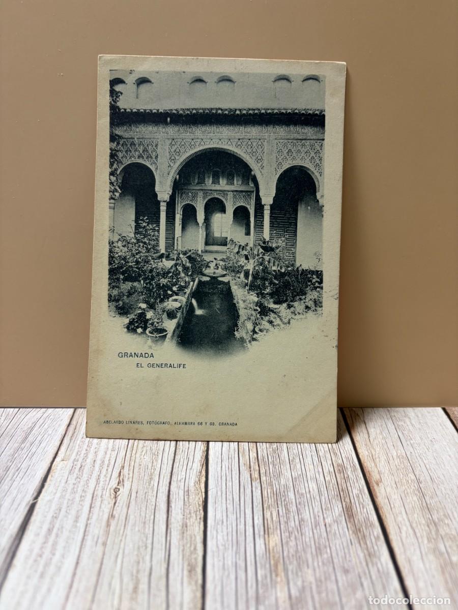 Postales: TARJETA POSTAL. GRANADA. EL GENERALIFE. ABELARDO LINARES FOTOG.