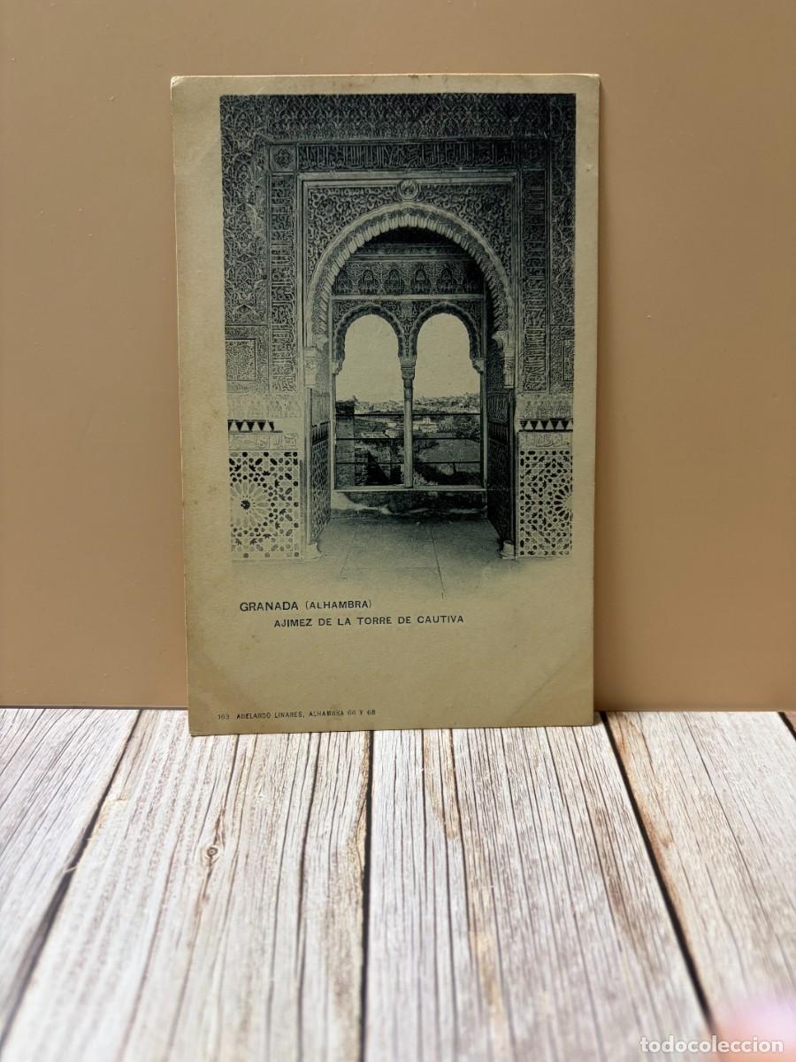 Postales: TARJETA POSTAL. GRANADA. ALHAMBRA. AJIMENEZ DE LA TORRE CAUTIVA. 163. ABELARDO LINARES