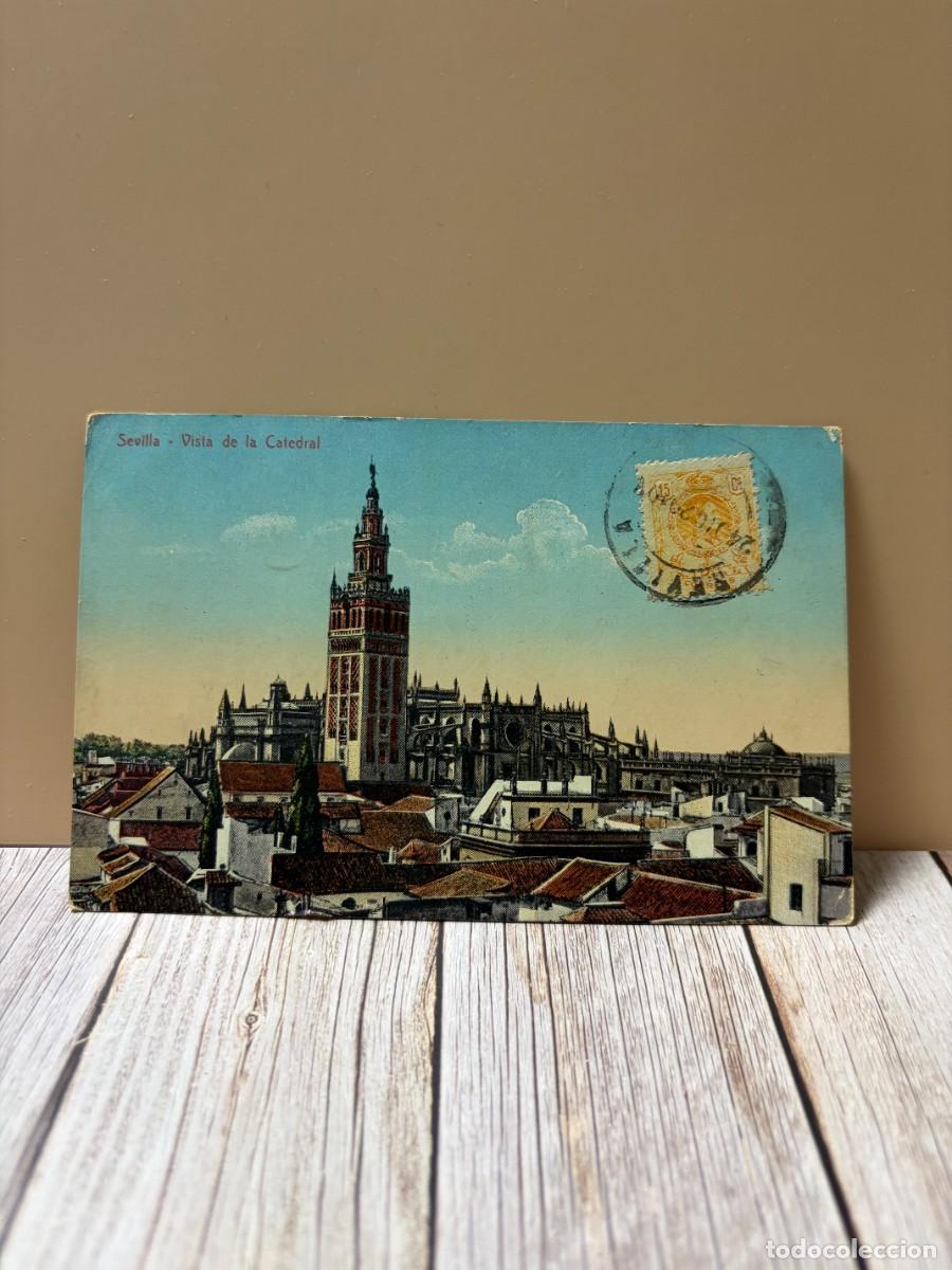 Postales: TARJETA POSTAL. SEVILLA. VISTA DE LA CATEDRAL.
