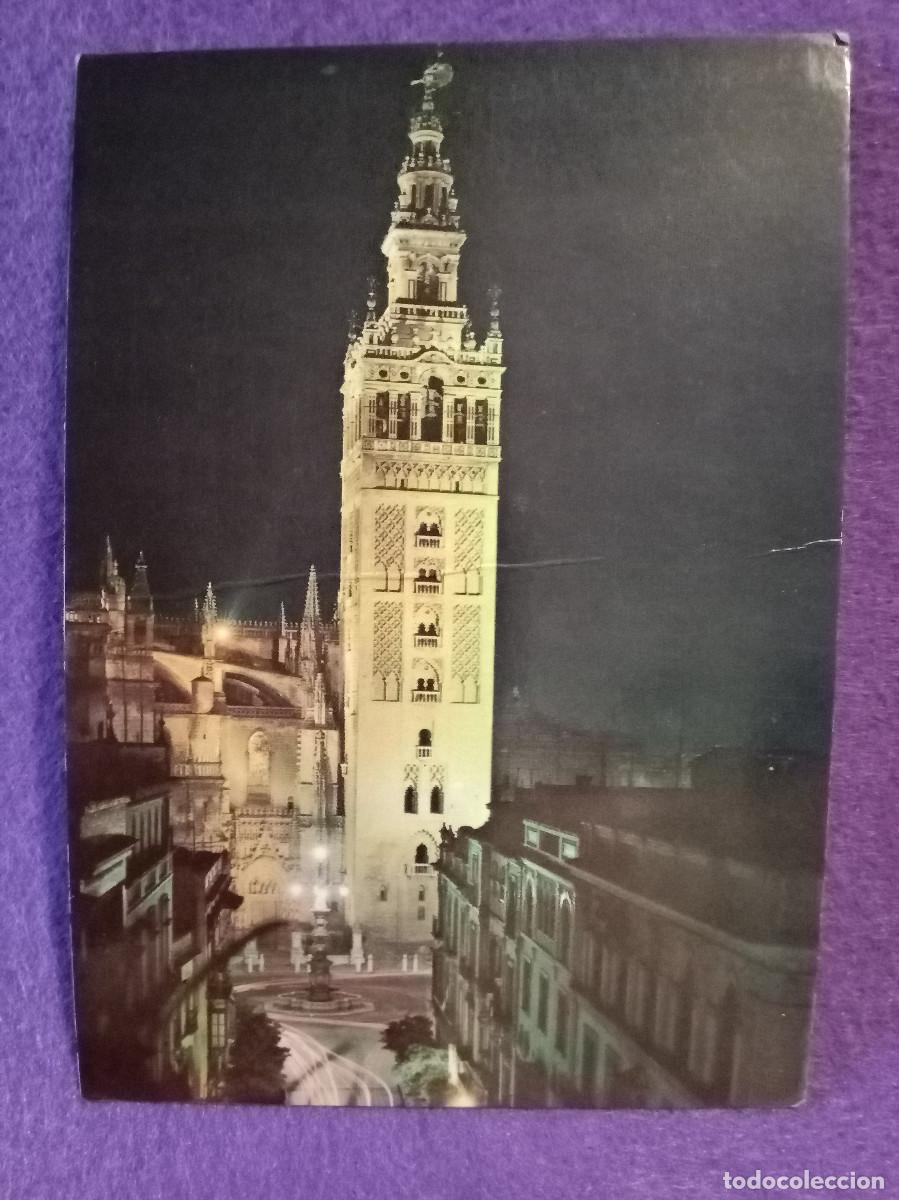 Postales: Postal - Sevilla, La Giralda Iluminada. - Foto 1
