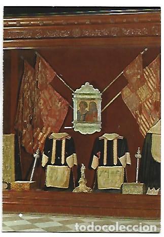 Postales: ESTANDARTE Y GUIONES DE LOS REYES CATOLICOS, MUSEO.- CAPILLA REAL.- GRANADA