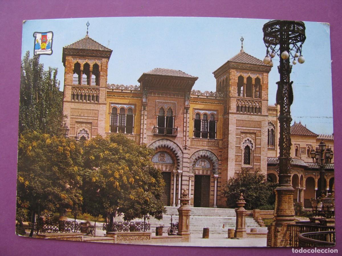 Postales: POSTAL DE SEVILLA. PALACIO MUDEJAR. PERGAMINO. CIRCULADA