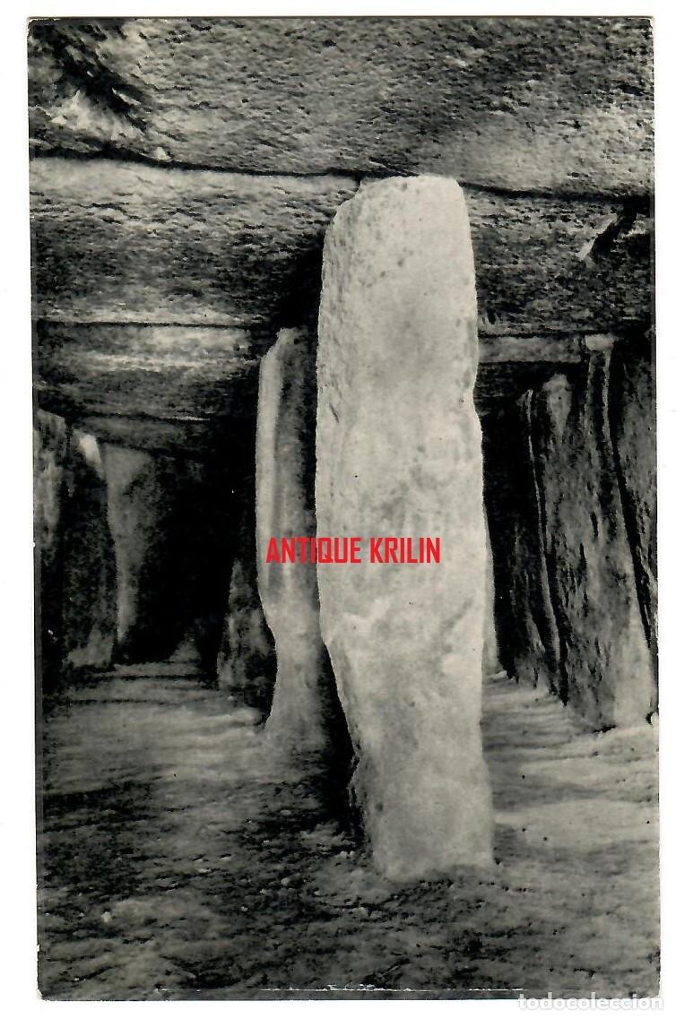 Postales: ANTEQUERA / MALAGA / CUEVA DE MENGA / SERIE PREHISTORIA EDITORIAL ARTIGAS N&ordm; 15