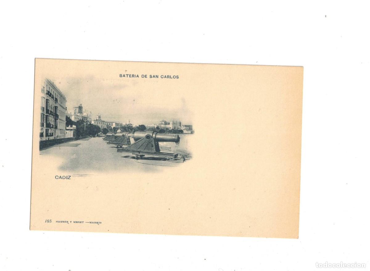 Postales: CADIZ. HAUSER Y MENET. 185 BATERIA SAN CARLOS