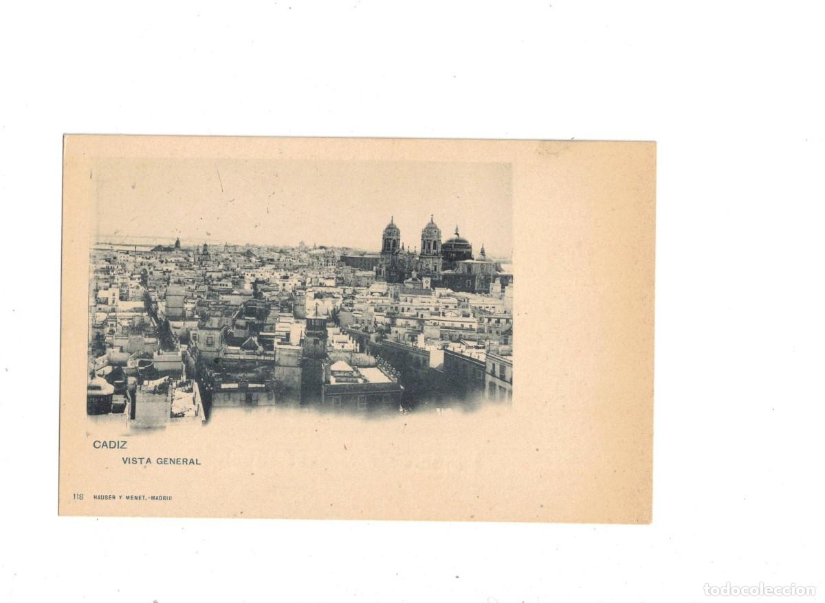 Postales: CADIZ. 118 HAUSER Y MENET. VISTA GENERAL