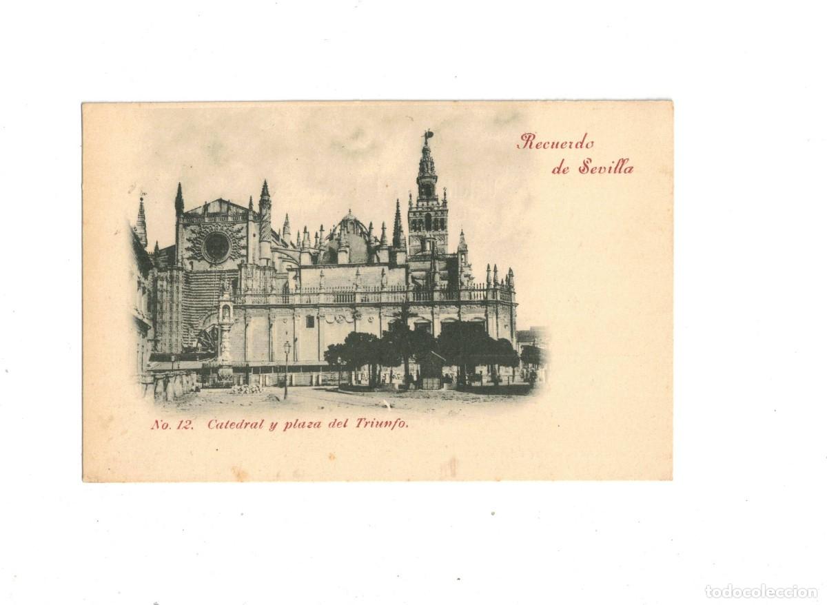 Postales: RECUERDO DE SEVILLA. 12 CATEDRAL