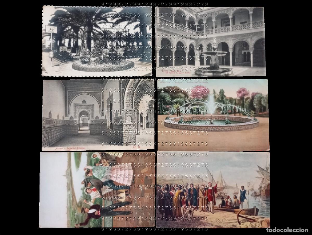 Postales: SEVILLA 6 POSTALES MUY ANTIGUAS U78