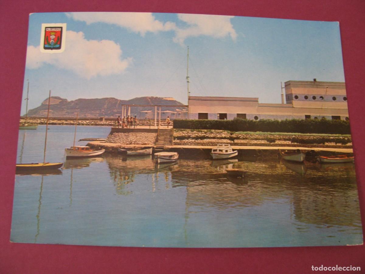 Postales: POSTAL DE ALGECIRAS. CLUB NAUTICO Y PE&Ntilde;ON DE GIBRALTAR. SUBIRATS CASANOVAS. CIRCULADA.