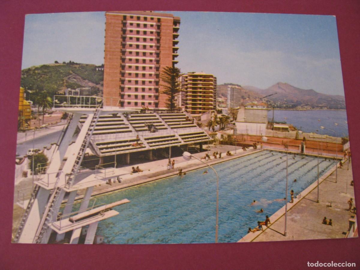Postales: POSTAL DE MALAGA. PISCINA DEL REAL CLUB MEDITERRANEO. GALLEGOS 360. ESCRITA 1972