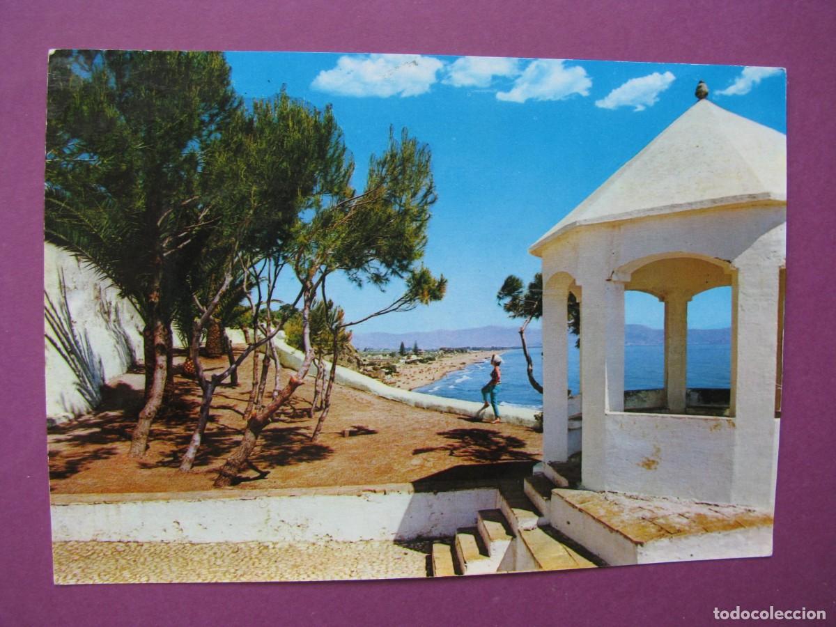 Postales: POSTAL DE TORREMOLINOS. CASTILLO DE STA. CLARA. DOMINGUEZ. ESCRITA 1964