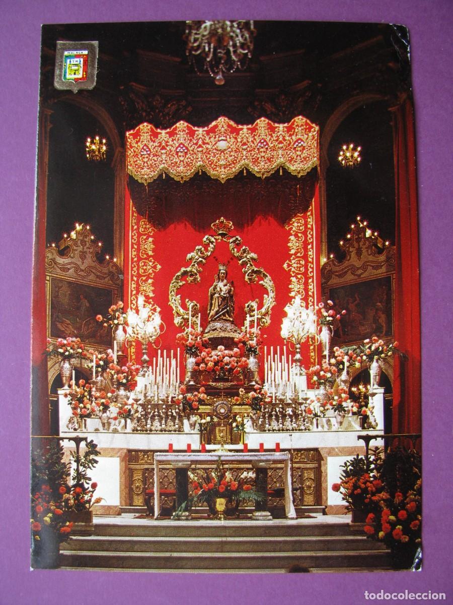 Postales: POSTAL DE MALAGA. LA VIRGEN DE LA VICTORIA EN LA CATEDRAL. DOMINGUEZ 106