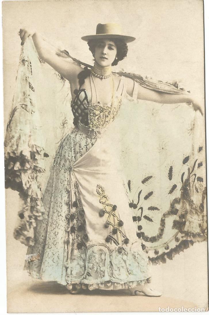 Postales: Postal de Espa&ntilde;a, Andaluc&iacute;a, Mujer Flamenca, Circulada