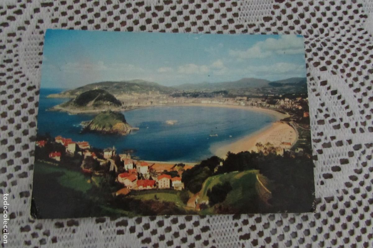 Postales: TARJETA POSTAL -SAN SEBASTIAN - VISTA GENERAL DESDE EL MONTE IGUELDO CIRCULADA