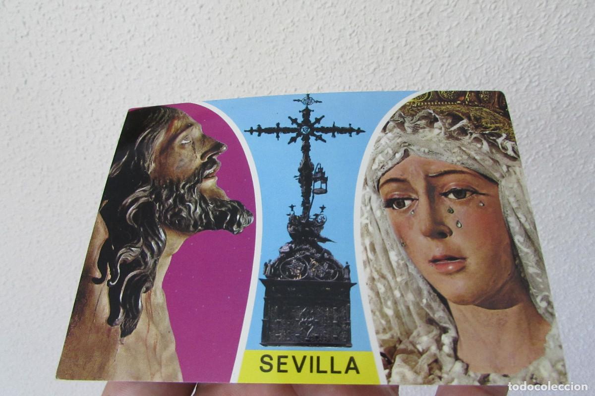 Postales: SEVILLA NUMERO 124 SANTISIMO CRISTO DE LA EXPIRACION Y NTRA SRA DE LA ESPERANZA