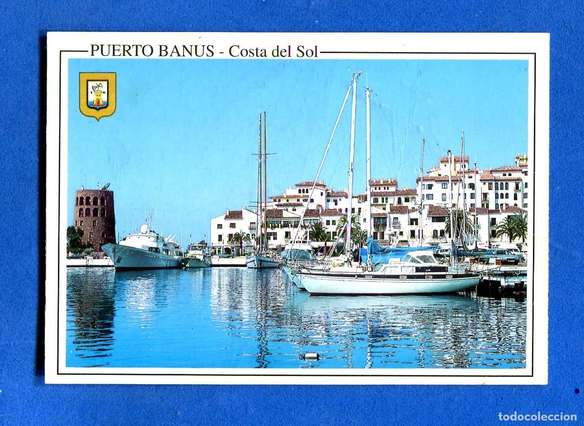 Postales: POSTAL ESCRITA PERO NO CIRCULADA PUERTO BANUS MARBELLA MALAGA 131 EDITA ESCUDO DE ORO