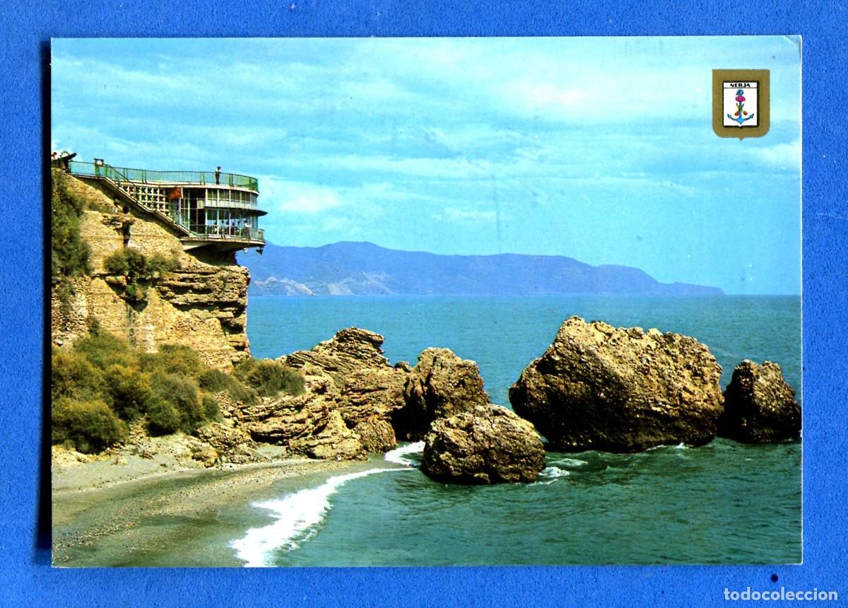 Postales: POSTAL SIN CIRCULAR NERJA 1 MALAGA EDITA ESCUDO DE ORO