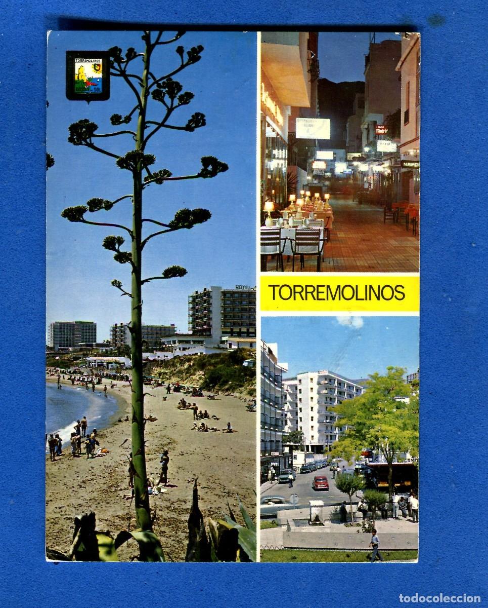 Postales: POSTAL ESCRITA PERO NO CIRCULADA TORREMOLINOS 19 MALAGA EDITA ESCUDO DE ORO