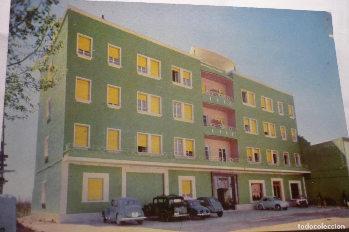 Postales: postal adra abdera hotel fachada coches cm
