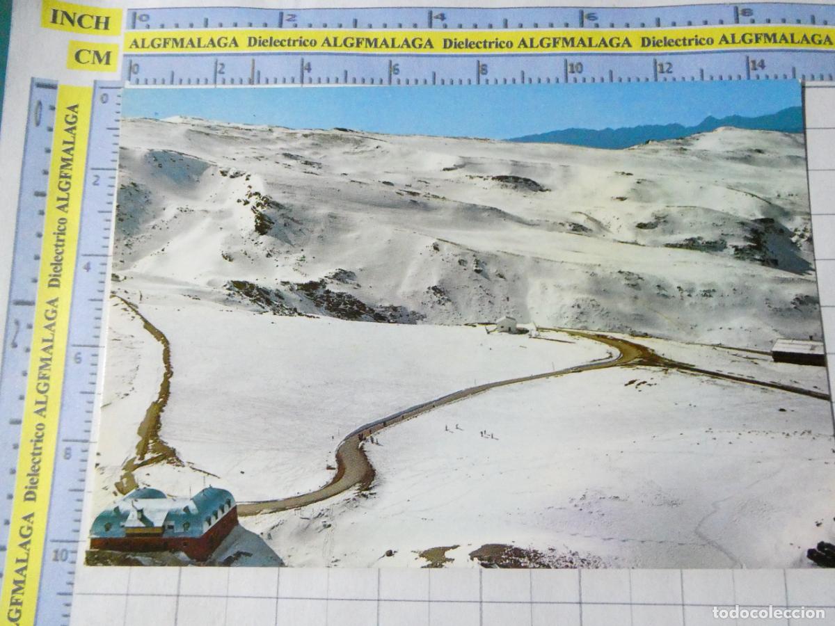 Postales: POSTAL DE GRANADA. A&Ntilde;O 1970. SIERRA NEVADA VISTA AEREA 510 ZERKOWITZ. 1506