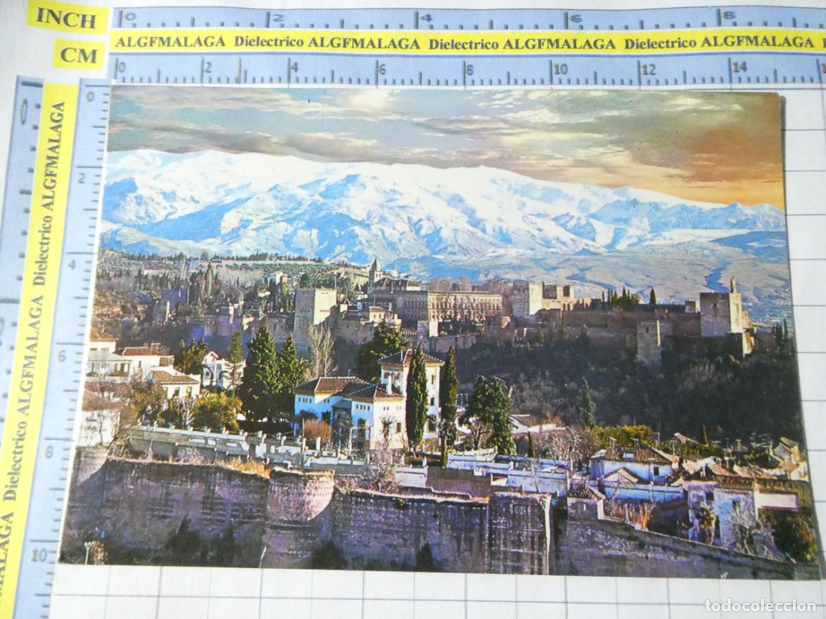Postales: POSTAL DE GRANADA. ALHAMBRA Y SIERRA NEVADA. 1056 GALLEGOS. 1516