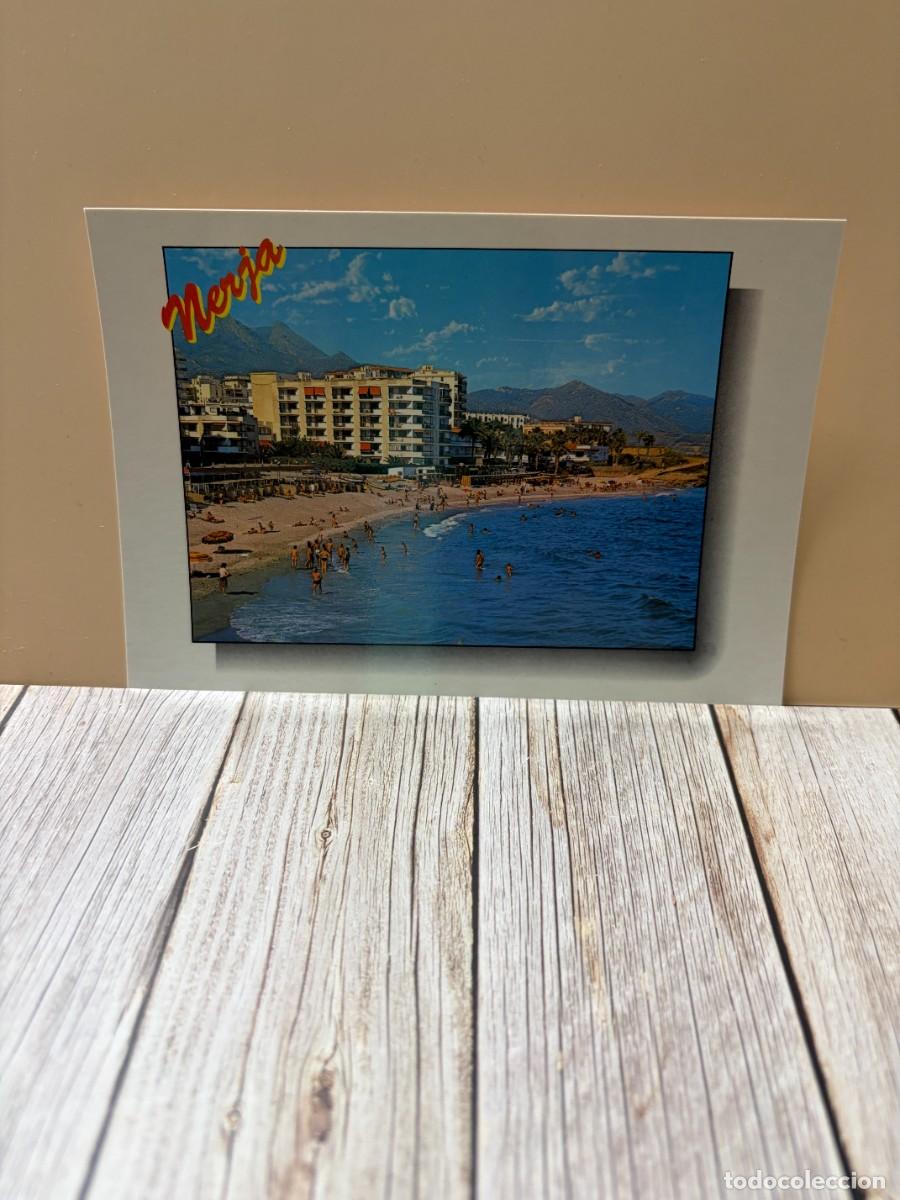 Postales: TARJETA POSTAL. M&Aacute;LAGA. 618.- NERJA. COSTA DEL SOL. PLAYA
