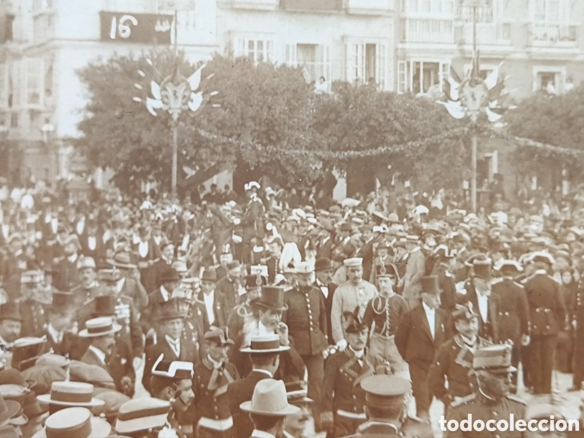 Postales: C&Aacute;DIZ PLAZA CELEBRACI&Oacute;N CENTENARIO CONSTITUCI&Oacute;N POSTAL FOTOGR&Aacute;FICA FOTOGRAF&Iacute;A 1912