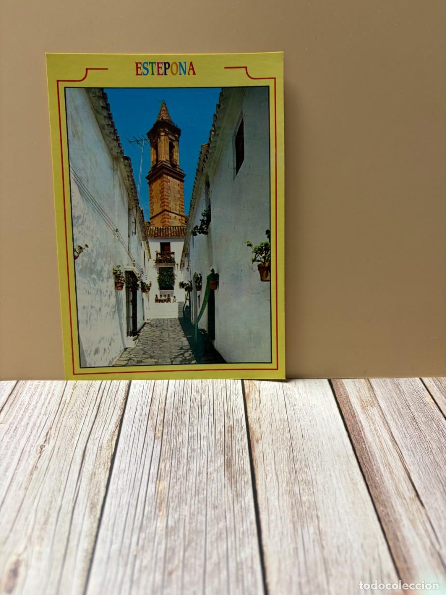 Postales: TARJETA POSTAL. M&Aacute;LAGA. 2004.- ESTEPONA. COSTA DEL SOL. CALLE MURILLO. EDICIONES ARRIBAS