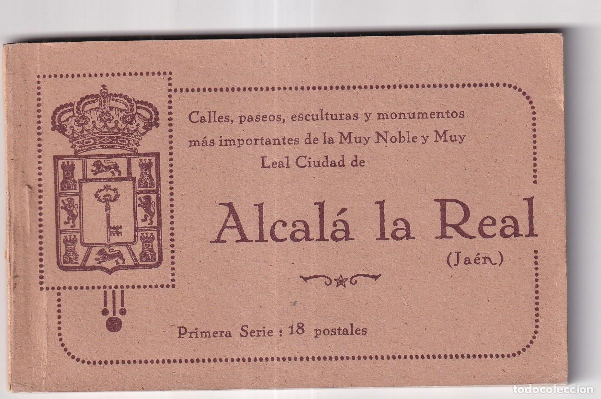 Postales: ALCAL&Aacute; LA REAL JAEN CUADERNO 18 TARJETAS POSTALES COMPLETO PRIMERA SERIE