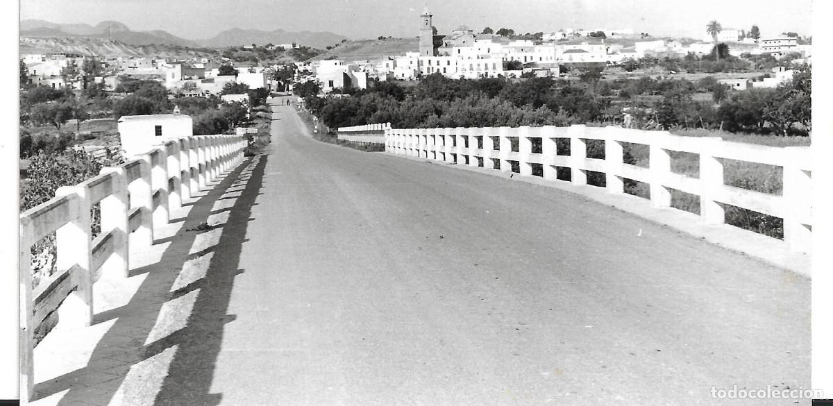 Postales: TURRE (ALMERIA) - VISTA DEL PUENTE. POSTA EN BLANCO Y NEGRO NO ESCRITA. REPORTAJES L&Oacute;PEZ.