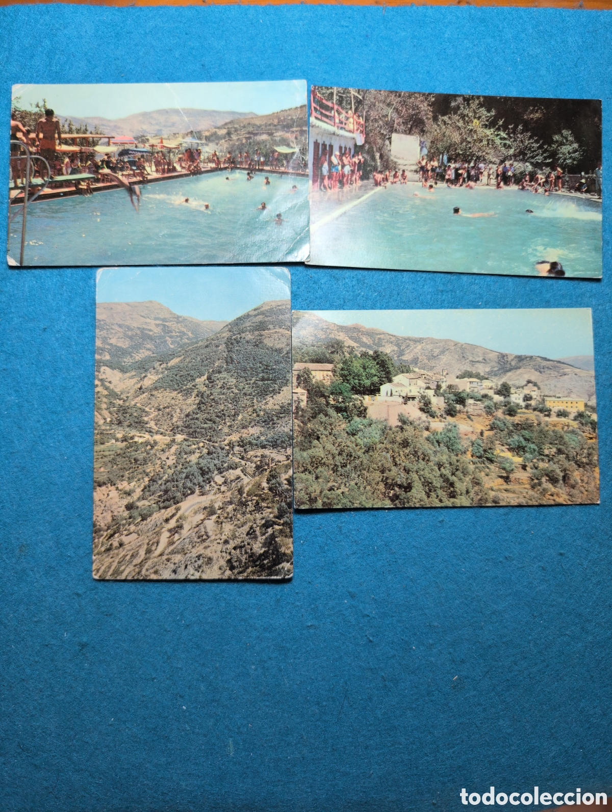 Postales: Lanjar&oacute;n Granada lote de cuatro postales