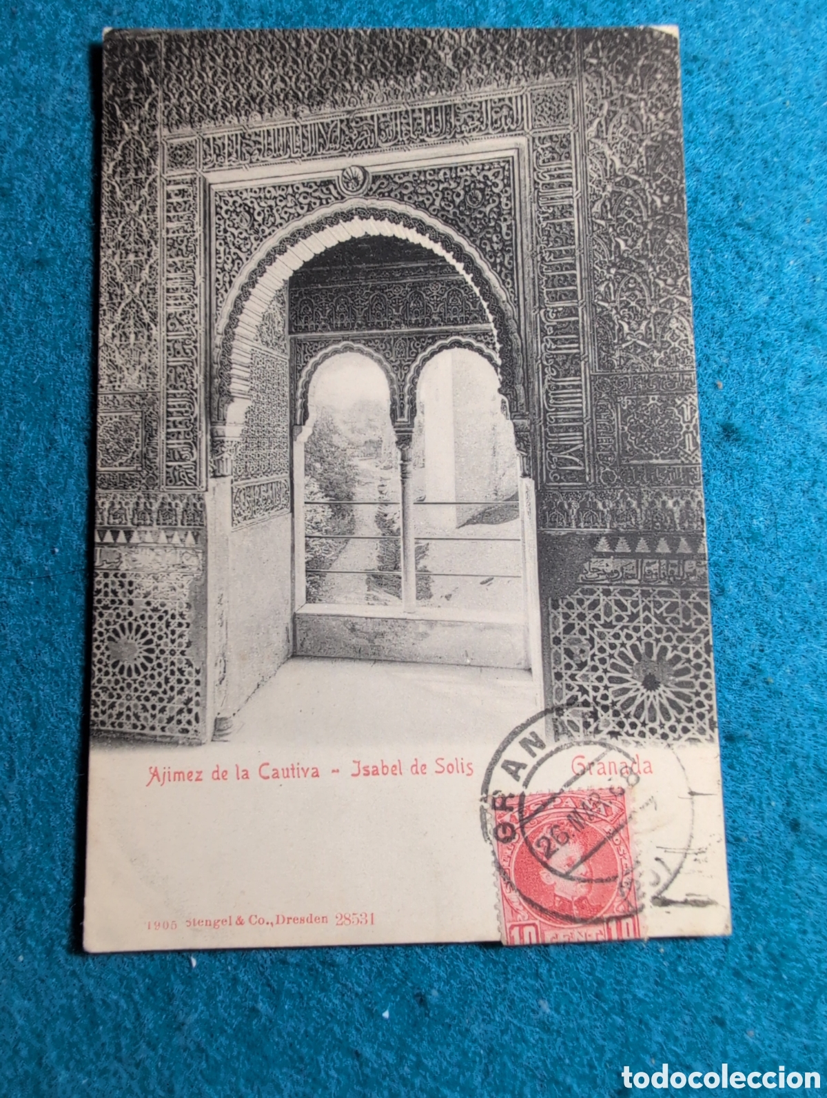Postales: Granada, torre de la cautiva Alhambra aljimez