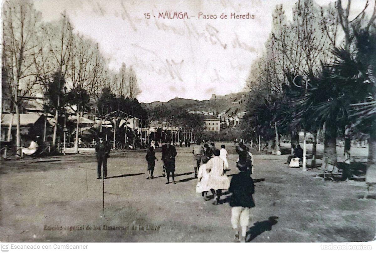 Postales: M&aacute;laga Paseo de Heredia