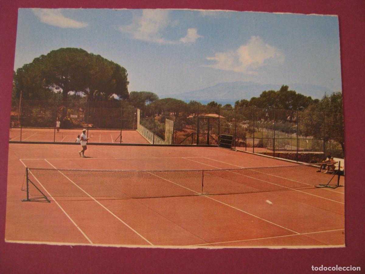 Postales: POSTAL DE MALAGA. EL PALO. URBANIZACION EL CANDADO. PISTAS DE TENIS.