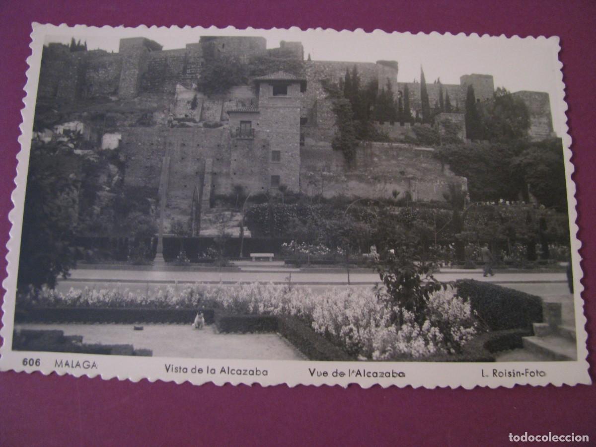 Postales: POSTAL FOTOGRAFICA DE M&Aacute;LAGA. VISTA DE LA ALCAZABA. L. ROISIN.