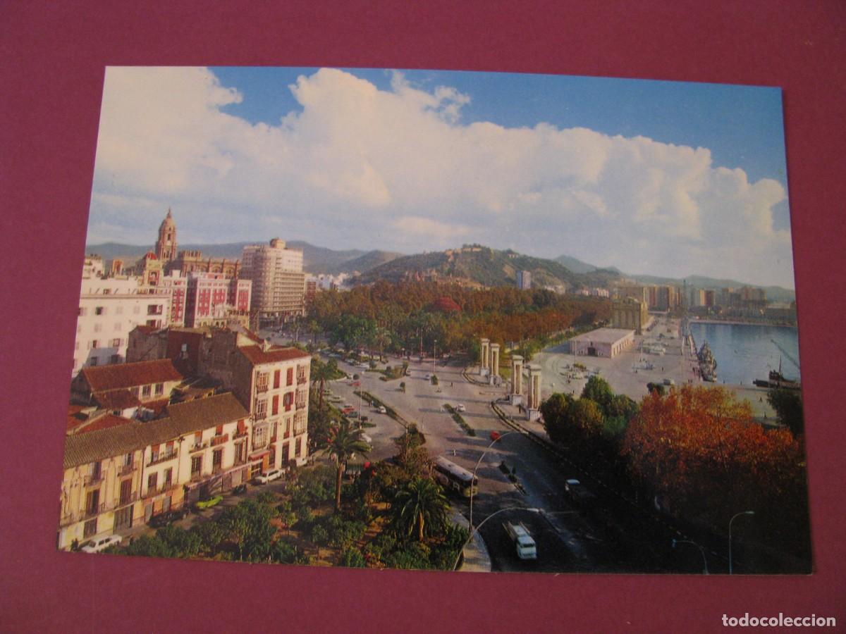 Postales: POSTAL DE MALAGA. PLAZA QUEIPO DE LLANO. FABREGAT.