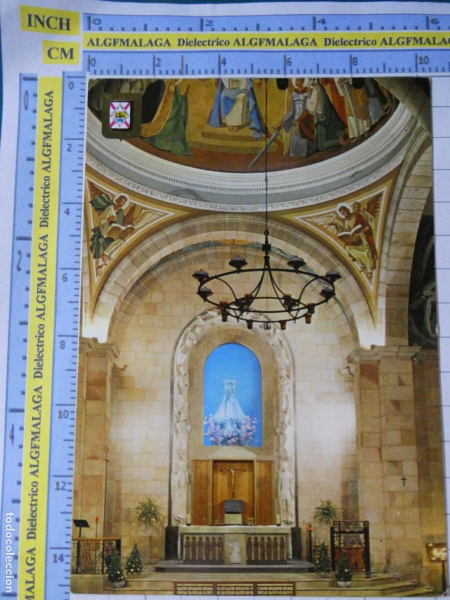 Postales: POSTAL DE JAEN. A&Ntilde;O 1973. LINARES INTERIOR SANTUARIO VIRGEN DE LINAREJOS. 36 ESCUDO ORO. 1539